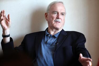 Actor John Cleese will host a comedic livestream and Q&A session from London next month. Delores Johnson / The National 