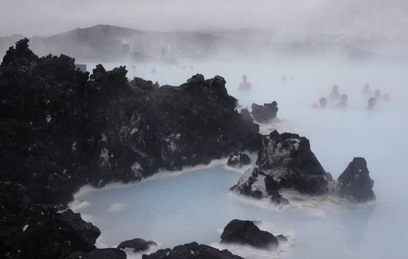 The Blue Lagoon, a popular tourist destination near Grindavik famous for its geothermal spas, has closed as a precaution. AP