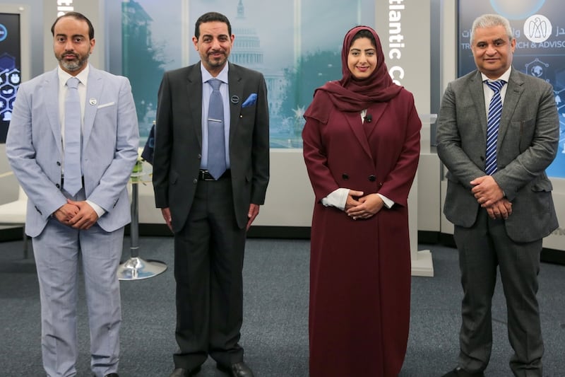 Sheikha Shamma received the award while participating in the Trends Research & Advisory–Atlantic Council's second annual conference in Washington.