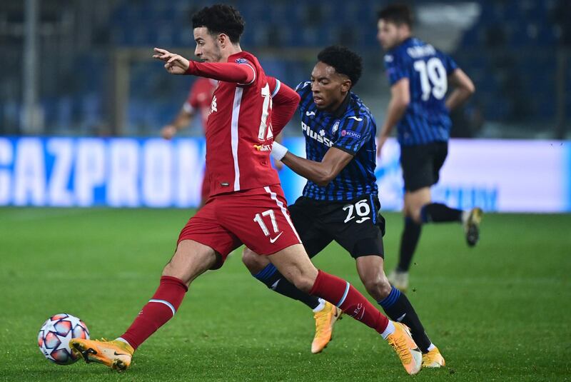 Curtis Jones - 7. Found lots of space and showed his ability on the ball. Relished raiding into the Atalanta penalty area. The 19-year-old shone like a seasoned veteran. Reuters