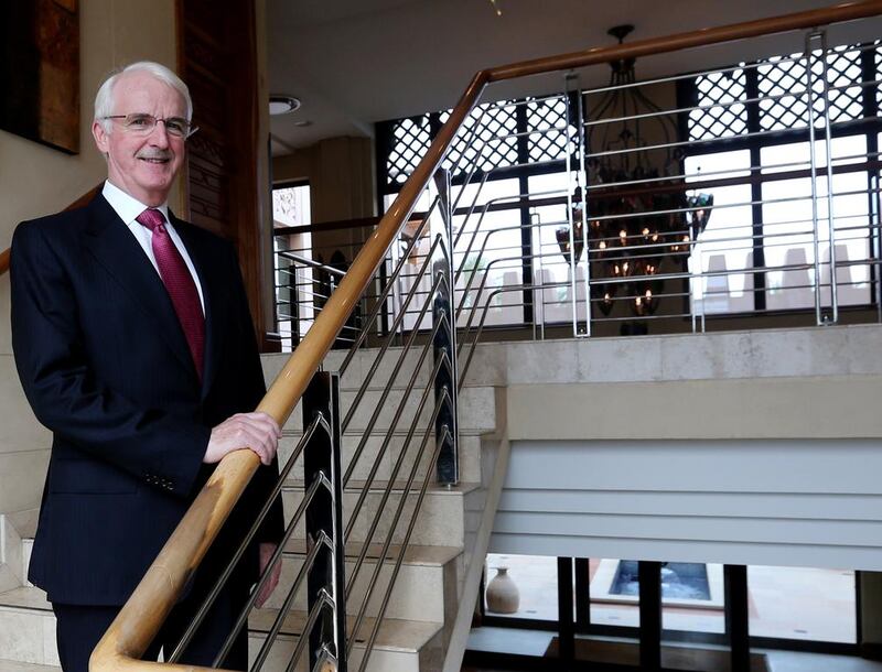 Gerald Lawless, the president and chief executive of Jumeirah Group, says there will be 75 Jumeirah hotels worldwide, as well as the Jumeirah Living hotel apartments line by 2023. Satish Kumar / The National