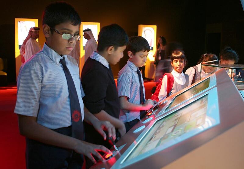 Youngsters from across the country will learn more about technology as the Abu Dhabi Science Festival goes on tour. Fatima Al Marzouqi / The National