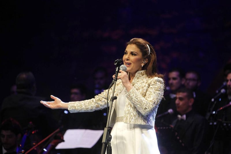 The Lebanese singer Majida El Roumi will peform as part of Abu Dhabi Classics at du Arena Yas Island . Sharif Karim / Reuters