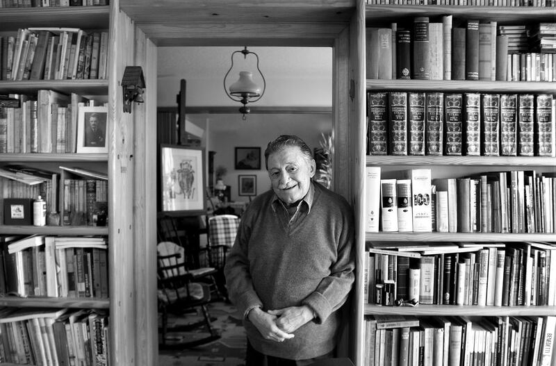 Mario Benedetti. (Uruguay, 1920), one of Latin America?s most renowned writers.  (Photo by Mariana Silvia Eliano/Cover/Getty Images)
