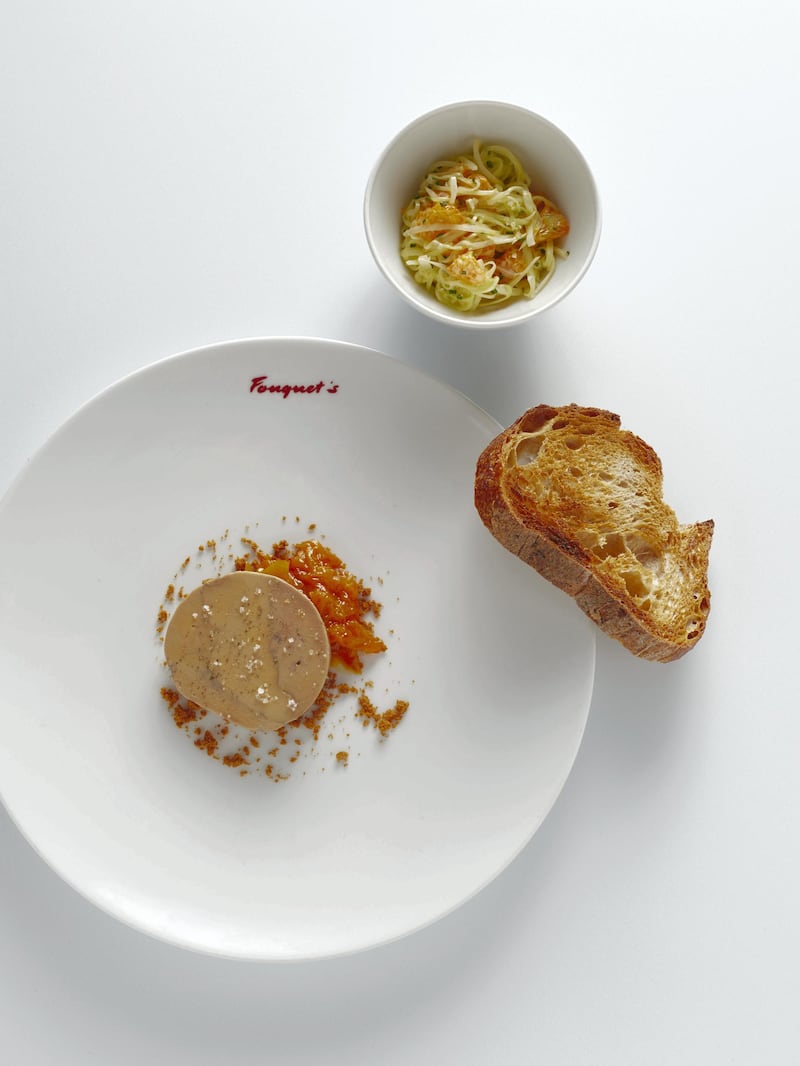 Foie gras de canardat Fouquet's Abu Dhabi