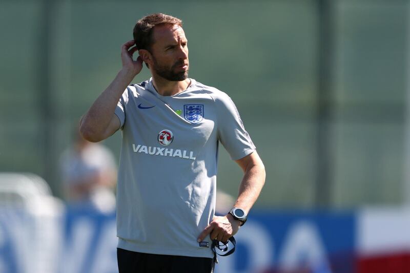 England manager Gareth Southgate during trainingLee Smith / Reuters