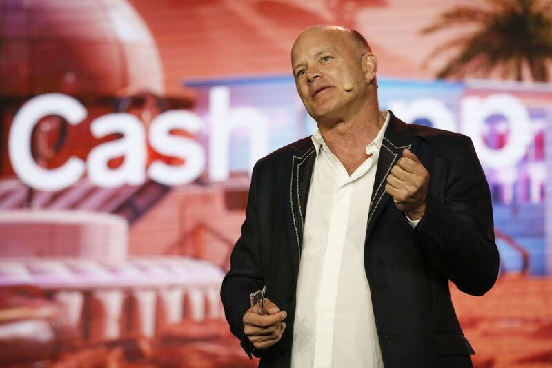 Mike Novogratz, chief executive of Galaxy Investment Partners, says crypto prices will no longer be driven by events such as the collapse of FTX and will return to being correlated to macro market conditions. Getty Images / AFP