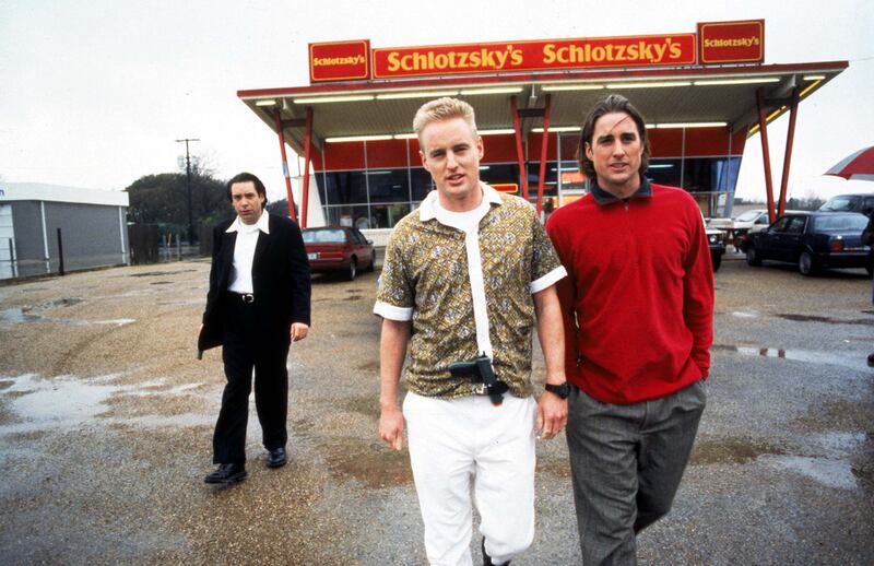 Anderson’s crime-caper debut, Bottle Rocket, was born out of a short he made in 1994. Photo: Columbia Pictures