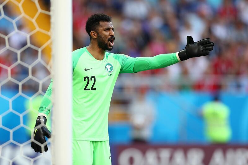 Mohammed Alowais of Saudi Arabia gives his team instructions. Clive Rose / Getty Images