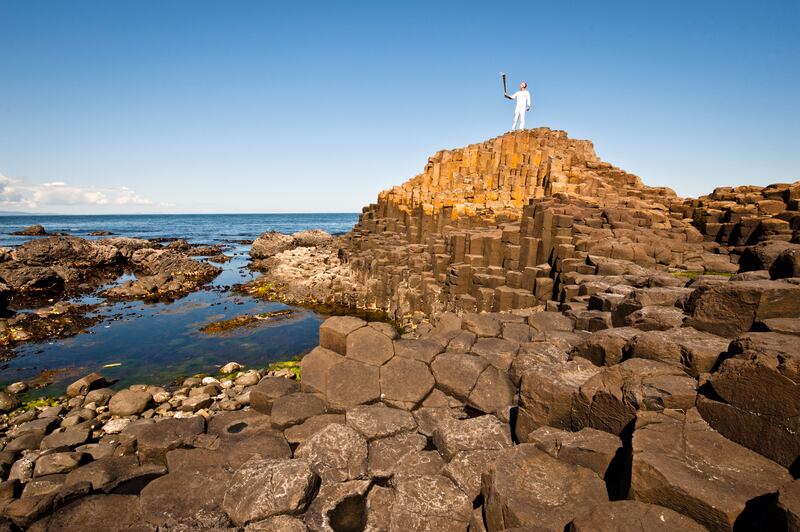 The Giant's Causeway in Northern Ireland is listed, along with the surrounding Causeway Coast.