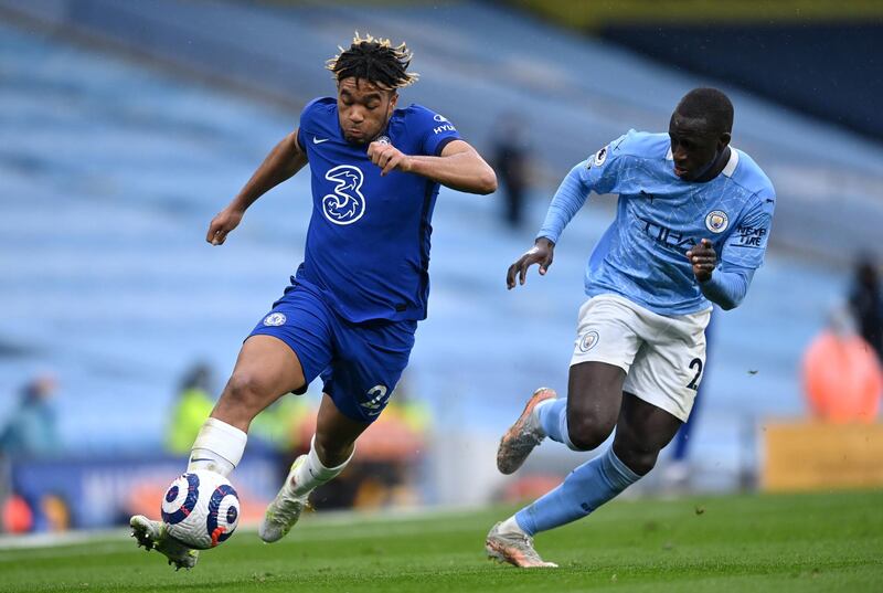 Reece James – 8. The England full-back was superb. He spent the entire game producing marauding runs down the right, whipping in dangerous crosses, and supporting Chelsea's counters. Defensively he was sound, too. Surely has played his way into Tuchel’s thoughts for the Champions League final. PA