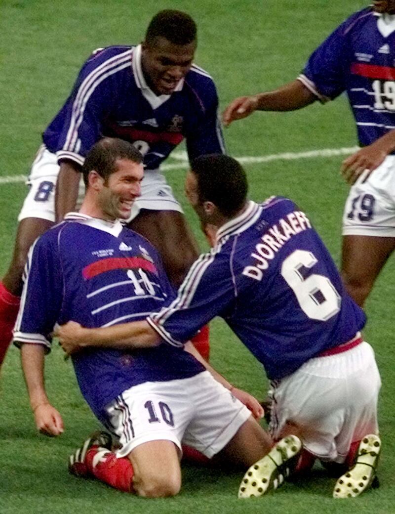 1998: Brazil 0 France 3 (Zidane 27', 45+1', Petit  90+3'): France powered to their first title thanks to the brilliance of two-goal hero Zinedine Zidane in front of a delighted home crowd in Paris. It will also be remembered for Brazil star Ronaldo being left out and then restored to the starting line-up just before kick-off after the attacker had suffered a fit in the build-up. PA