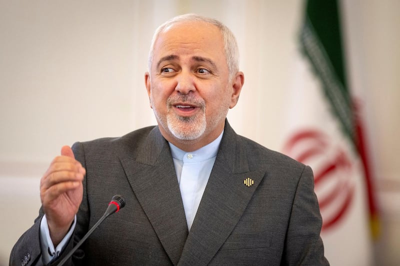 Iran's Foreign Minister Mohammad Javad Zarif speaks during a news conference in Tehran, Iran August 5, 2019. Nazanin Tabatabaee/WANA (West Asia News Agency) via REUTERS. ATTENTION EDITORS - THIS IMAGE HAS BEEN SUPPLIED BY A THIRD PARTY.