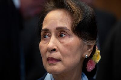 A court in military-ruled Myanmar convicted former leader Aung San Suu Kyi in another criminal case on Thursday. AP