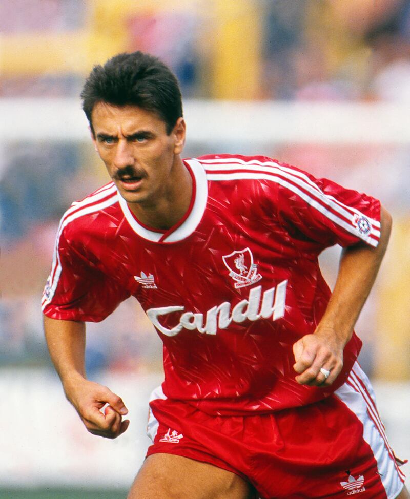 Mandatory Credit: Photo by Colorsport/Shutterstock (3137858a)
Ian Rush (Liverpool) Wimbledon v Liverpool; 08/09/1990 Football Wimbledon 1 Liverpool 2
Sport