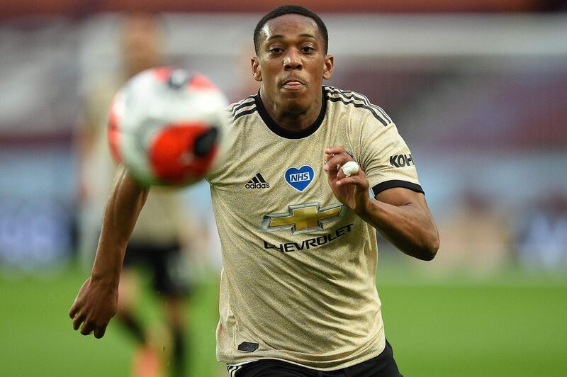 Anthony Martial - 8: Beautiful early touches and runs to be United’s main early threat. Won ball off Mings to set up United’s second. Smashed underside of cross bar in second half. Only second to Fernandes as United’s best player in this run.. AFP
