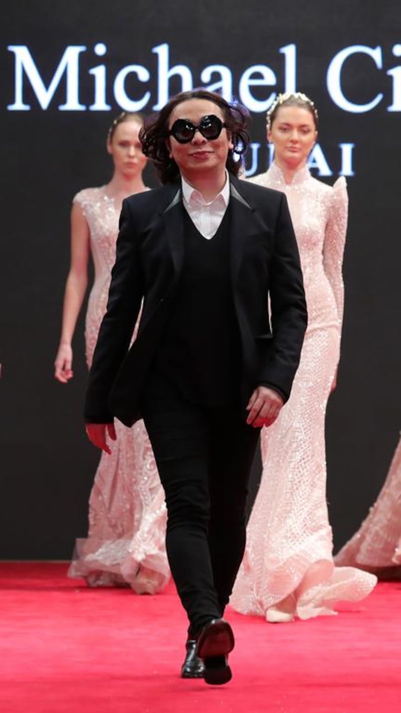 Dubai-based Filipino couturier Michael Cinco. Neilson Barnard / Getty Images for DIFF.