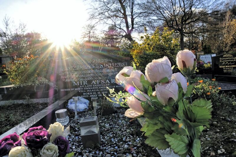 Muslim graves at Handsworth Cemetery, Birmingham, 19-11-2020.
Photos by John Robertson for The National.