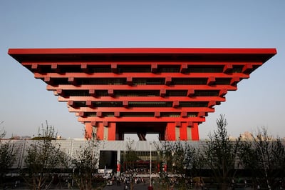 BEIJING - MAY 02:  The China Pavilion is shown on the second day of the Shanghai World Expo on May 2, 2010 in Shanghai, China. The expo, which runs through October 31, is expected to draw 70 million visitors.   (Photo by Feng Li/Getty Images)