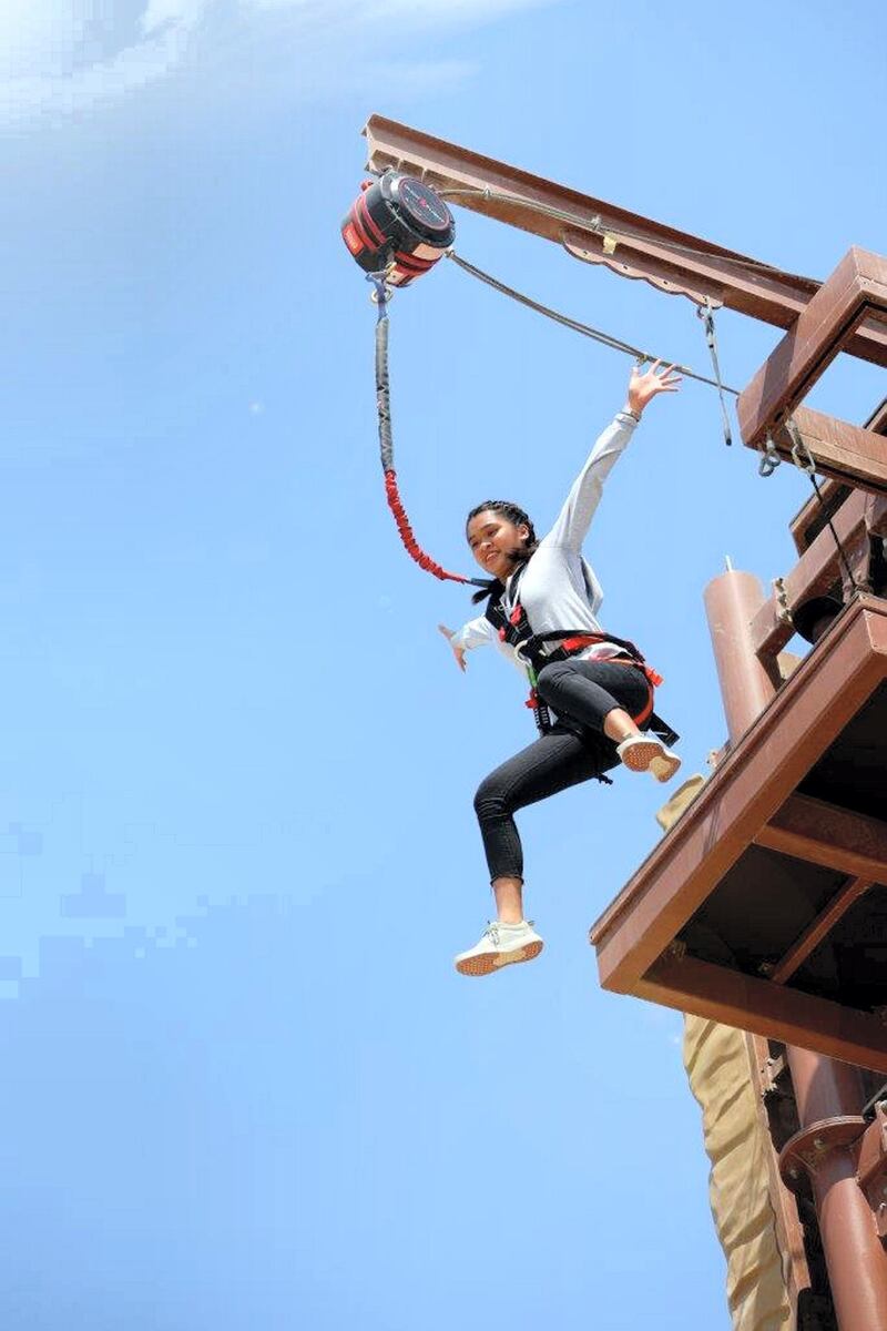 Visitors can also test their limits with a 100-metre zip line and a 13-metre free fall at the High Ropes Park