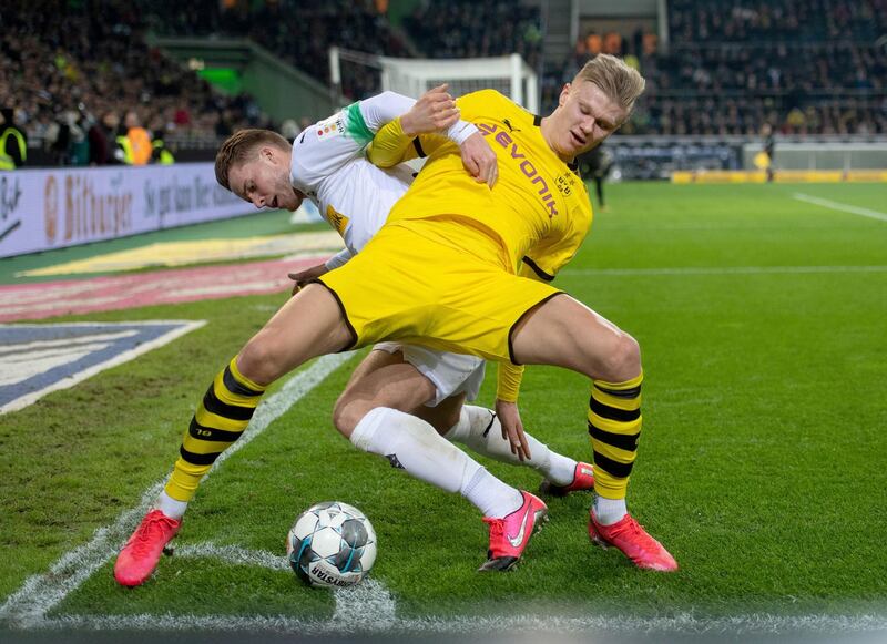 Erling Haaland, Borussia Dortmund: 9 goals for Dortmund, 16 for RB Salzburg in Austria (42 points). AP