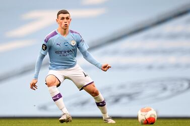 Manchester City's Phil Foden in action in July. Reuters