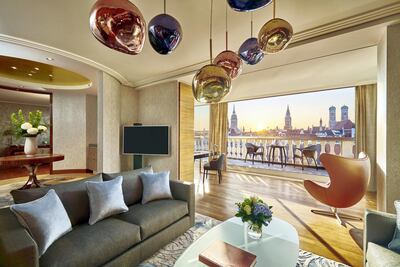 The renovated Presidential Suite at Mandarin Oriental Munich. All images courtesy Mandarin Oriental 