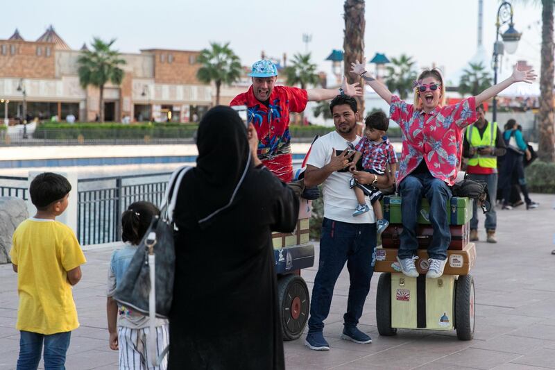 DUBAI, UNITED ARAB EMIRATES - OCTOBER 30, 2018. 

Global Village opened it's gates today to the public for its 23rd season.

(Photo by Reem Mohammed/The National)

Reporter: PATRICK RYAN
Section:  NA