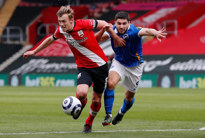 =14) James Ward-Prowse (Southampton) 37 fouls in 29 appearances. Getty