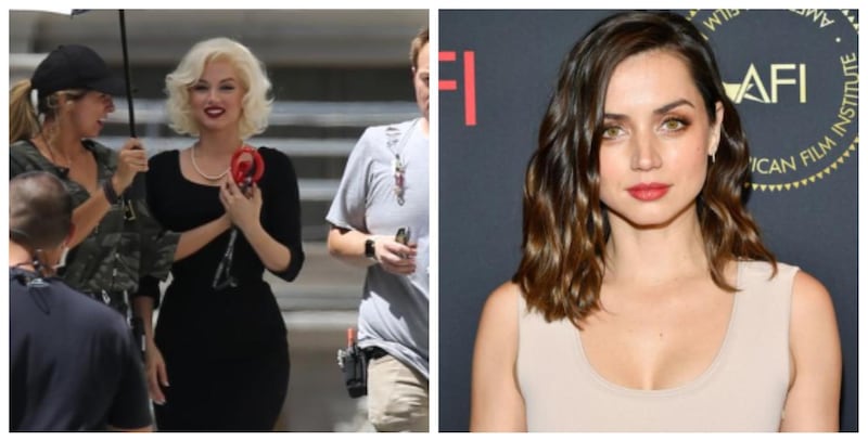 Ana de Armas: The 32-year-old Cuban is the latest in a long line of actresses to play Monroe. She said nailing the blonde bombshell’s famously breathless way of speaking was 'exhausting'. PPC, AFP