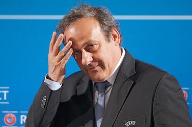 Frenchman Michel Platini was formerly head of Uefa, the European football governing body. AP Photo
