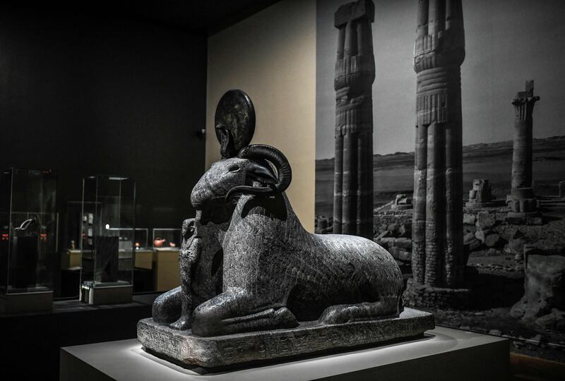 Several of the exhibited pieces were discovered in the excavations Louvre archeologists conducted in Sudan over the past decade.
