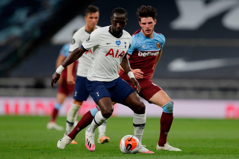 Moussa Sissoko - 7: Some sloppy passing but the French powerhouse is a mainstay of this Spurs midfield. AFP