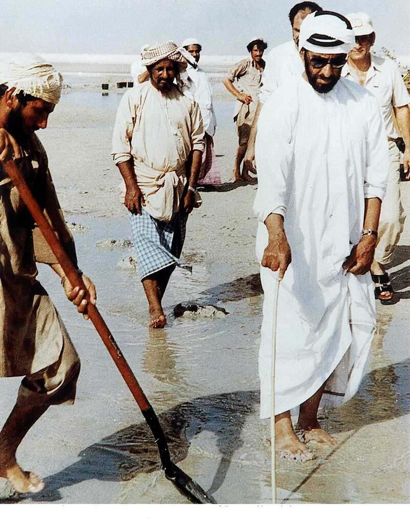 An image from the Itihad archive. Courtesy Al Itihad.
Abu Dhabi, UAE. Sheikh Zayed and agriculture.
 *** Local Caption ***  A (3).jpg