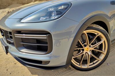 The car is fitted with bespoke tyres. Photo: Gautam Sharma