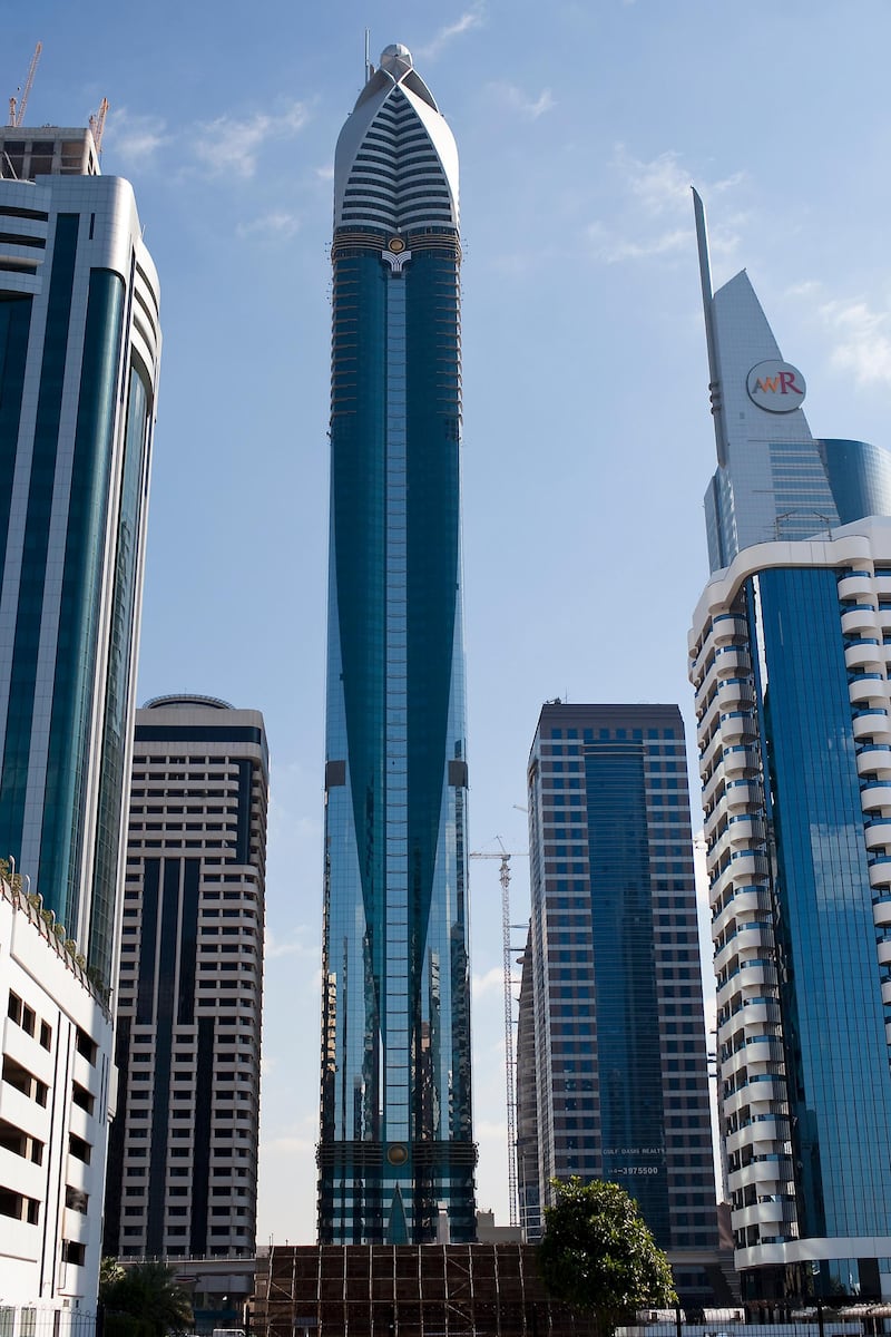 Rose Rayhaan by Rotana was the world’s tallest all-hotel tower for three years. Andrew Henderson / The National