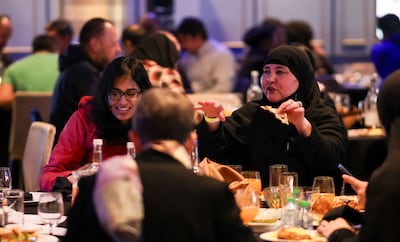 More than 300 people were invited to the Ramadan event at Wembley Stadium. Getty Images
