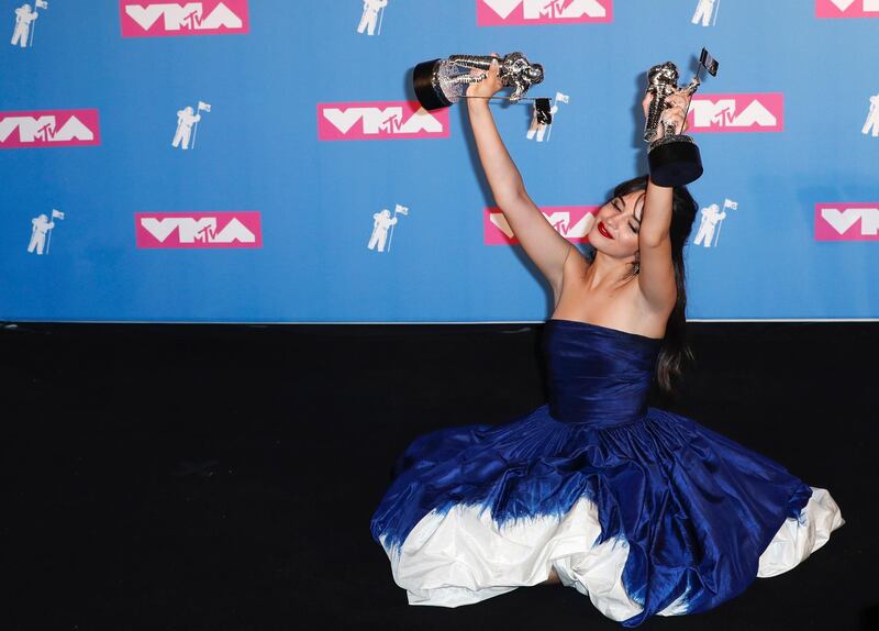 Camila Cabello Cabello took home the top prize — video of the year — for Havana. EPA