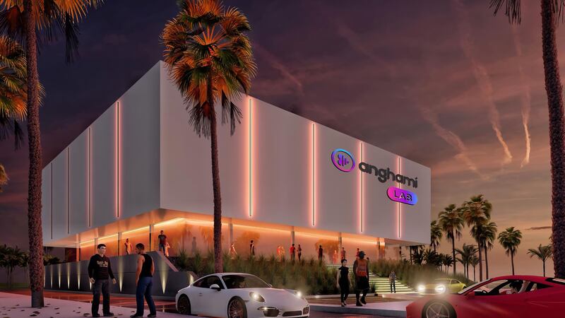 A rendering of Anghami Lab, set to open in Dubai in early 2022