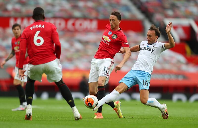 Nemanja Matic 6. Saw so much of ball in first half as United struggled to break down West Ham. Reuters