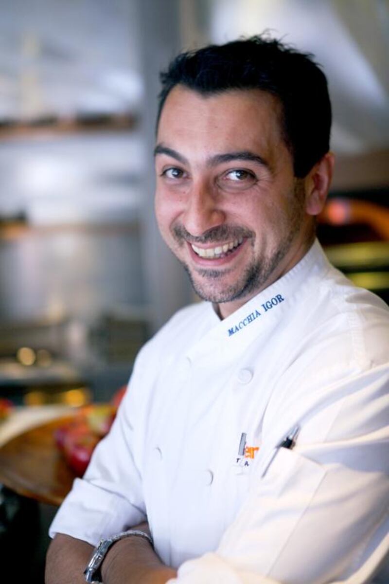 Italian chef Igor Macchia will serve the seafood course. Courtesy of Anantara Gourmet food festival Dubai