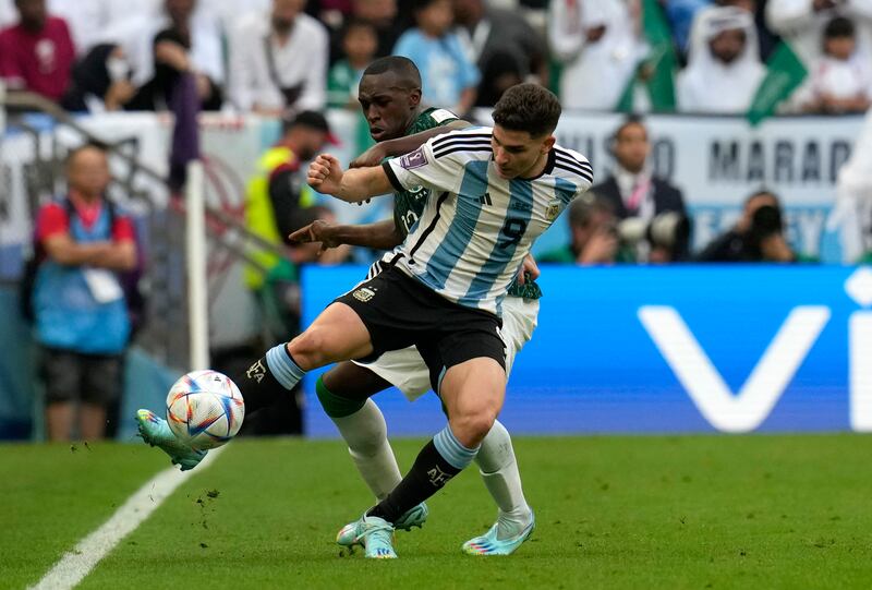 Julian Alvarez (On for Gomez 59’) 5: Manchester City attacker brought on as one of three subs as Argentina were forced to chase game. Had shot cleared off line in injury-time but off-side flag had gone up anyway. Headed very late chance gently into keeper’s hands. AP