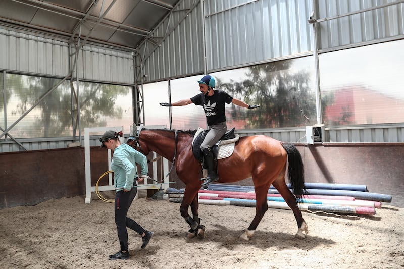 A married father of two, Dokuyucu is training for the 2024 France Paralympics in the dressage category.