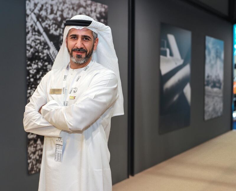 Abu Dhabi, United Arab Emirates, February 21, 2019.  ADEX Day 5.  Fahad Al Mheiri, EDIC Director of Business Development.
Victor Besa/The National
Section:  NA
Reporter:  Dania Al Saadi