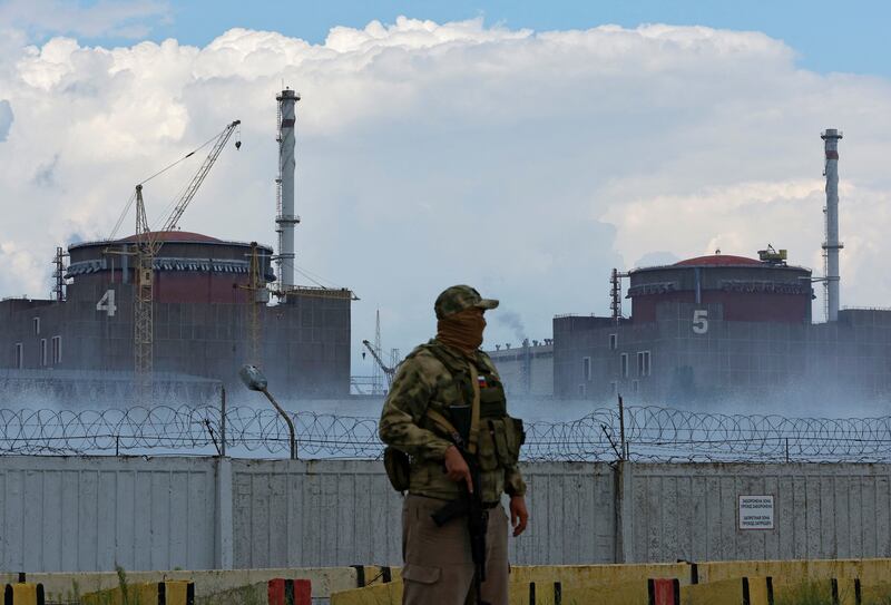 The fighting in the south has called the safety of the Zaporizhzhia nuclear power plant into question. Reuters
