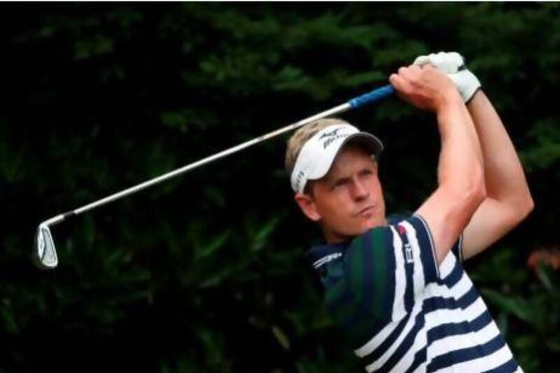 Luke Donald during Round One of the 113th US Open at Merion Golf Club.