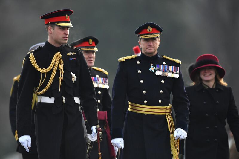 Britain's Prince William was a Sandhurst graduate.  AFP