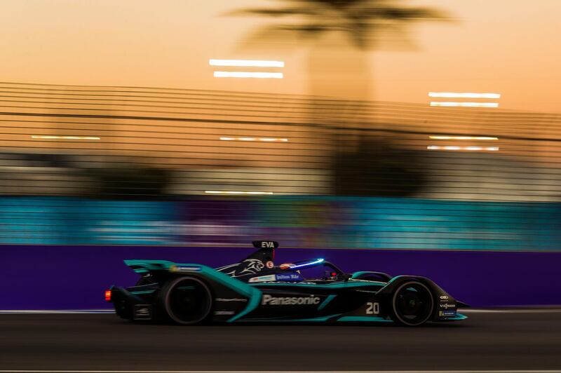 Mitch Evans races during the Marrakech ePrix, Round 3 of the FIA Formula E Series at the Circuit International Automobile Moulay El Hassan in Marrakech, Morocco. Getty