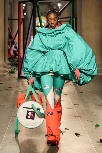 A look from Roksanda's collection during London Fashion Week. Photo: Chris Yates / Roksanda