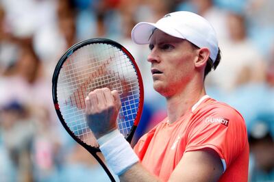 Tennis - Australian Open - Second Round - Melbourne Park, Melbourne, Australia, January 16, 2019. South Africa's Kevin Anderson reacts during the match against Frances Tiafoe of the U.S. REUTERS/Adnan Abidi